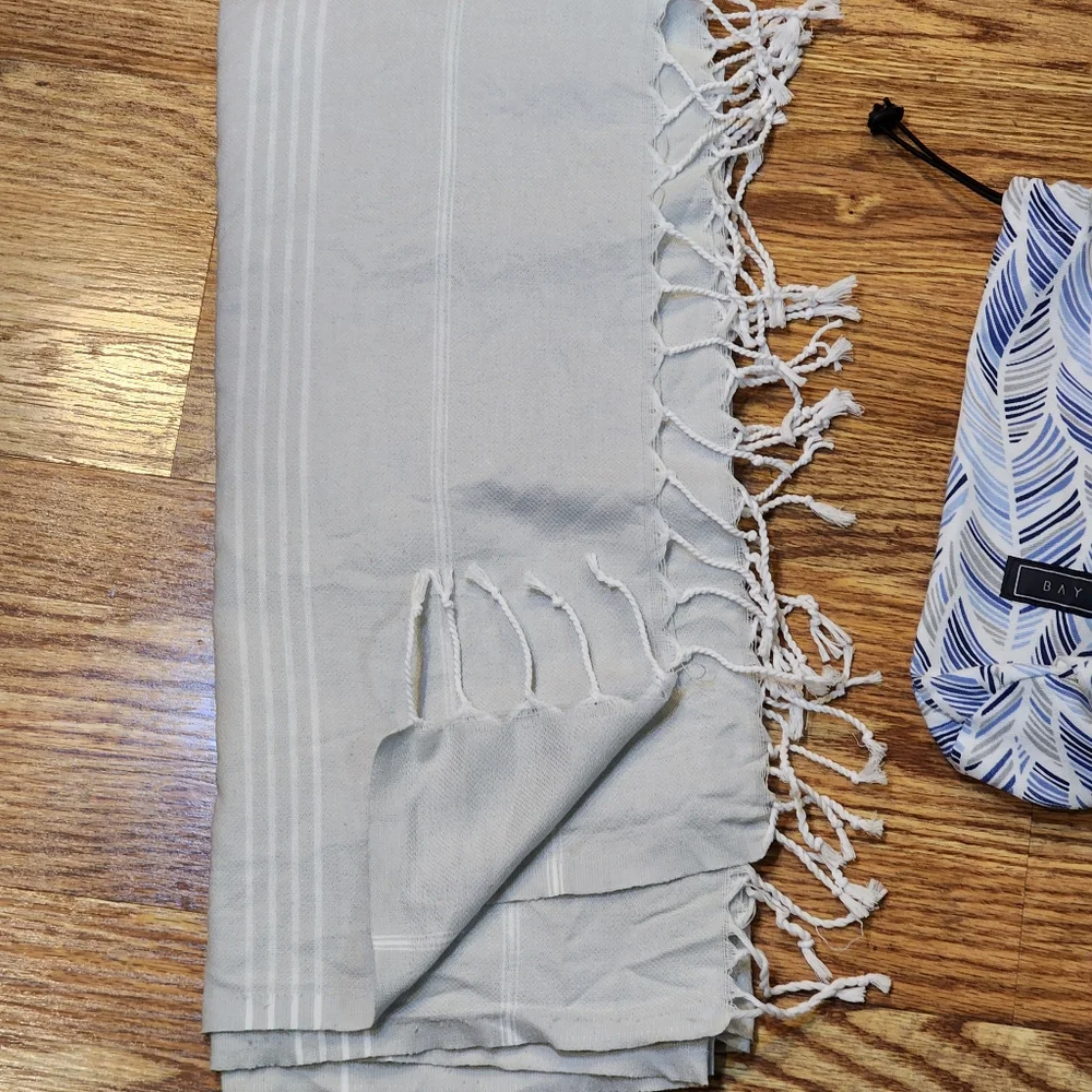 Bay Laurel Travel Bag With Beach Towel Turkish Cotton